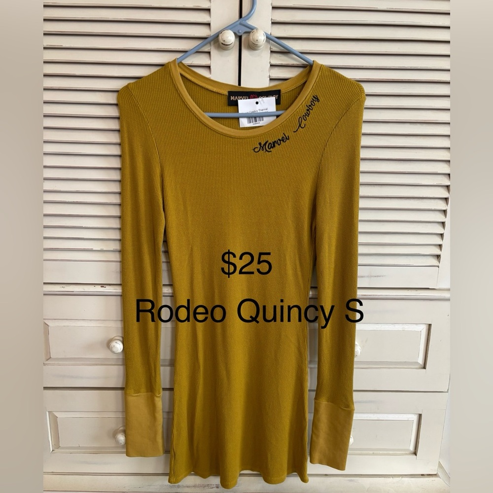 Rodeo Quincy mustard thermal size smalll